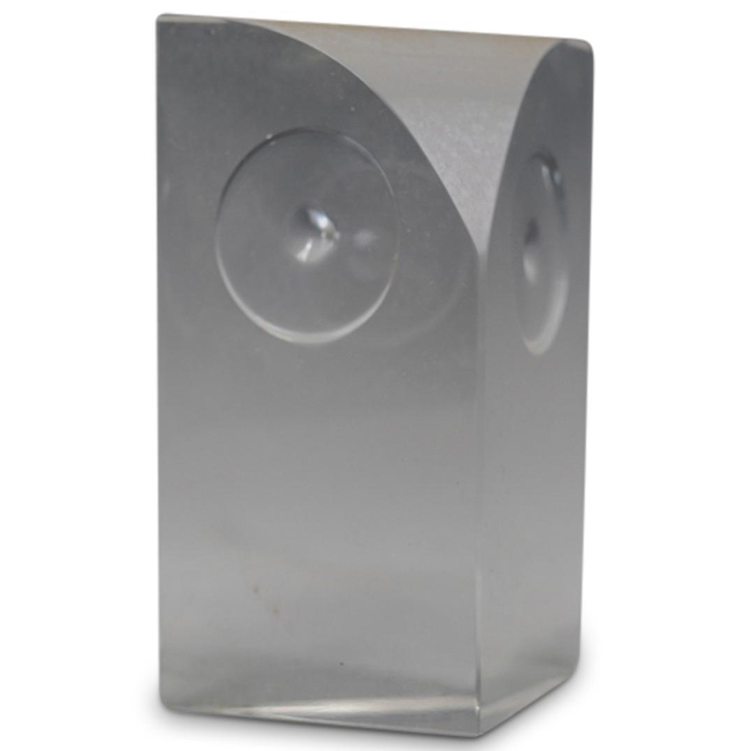 St. Val Lambert Crystal Owl Paperweight (1 of 4)