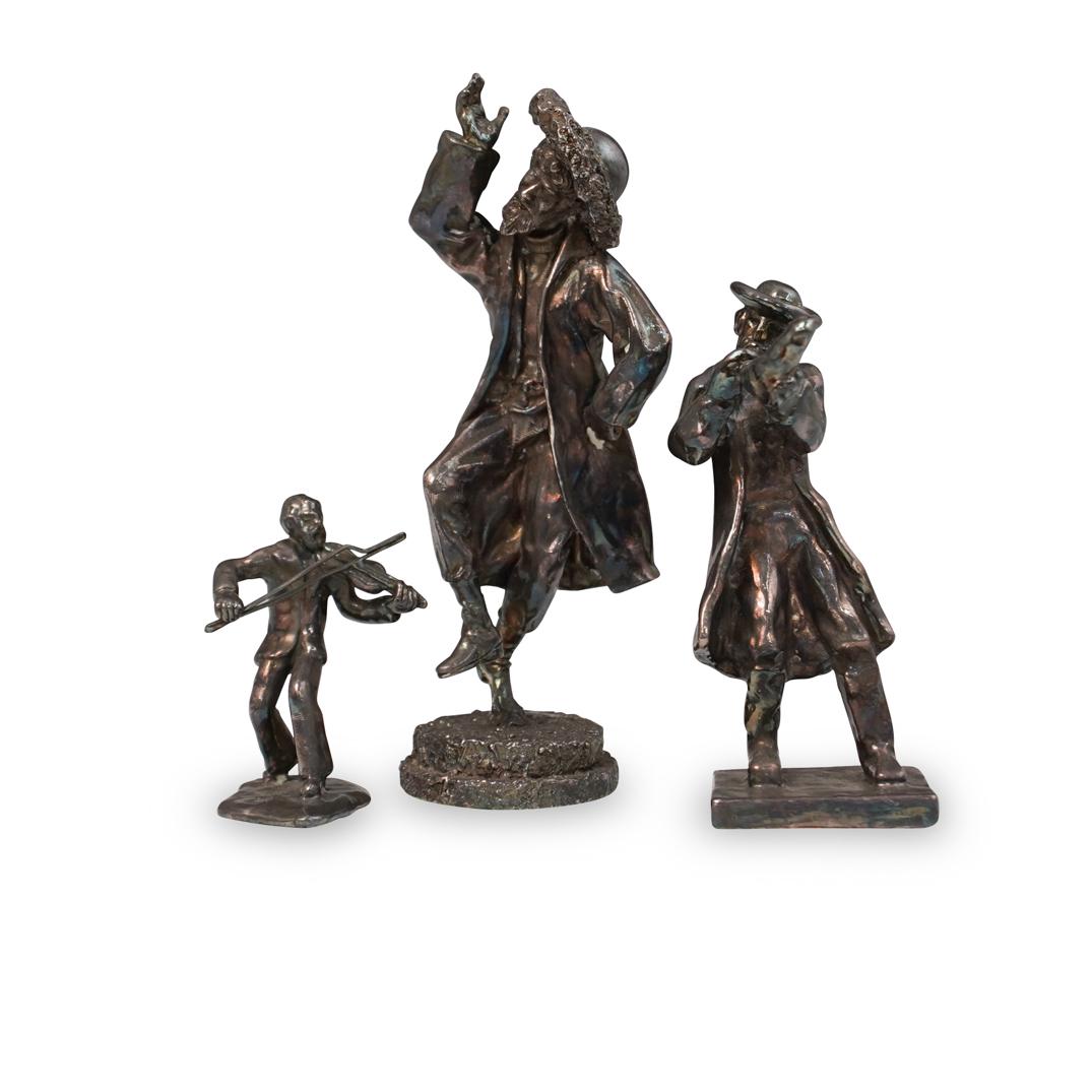 (3Pcs) Sterling Judaica Figurines (1 of 5)