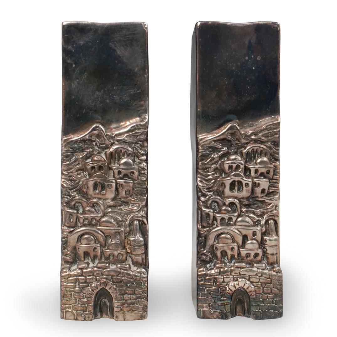 Ziva Caspi Sterling Candlesticks (1 of 6)