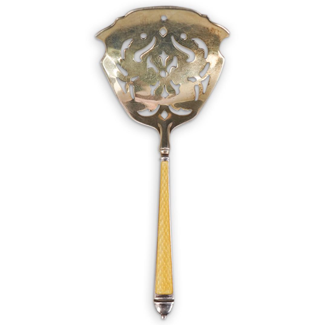 Sterling Silver Tea Strainer Spoon (1 of 2)