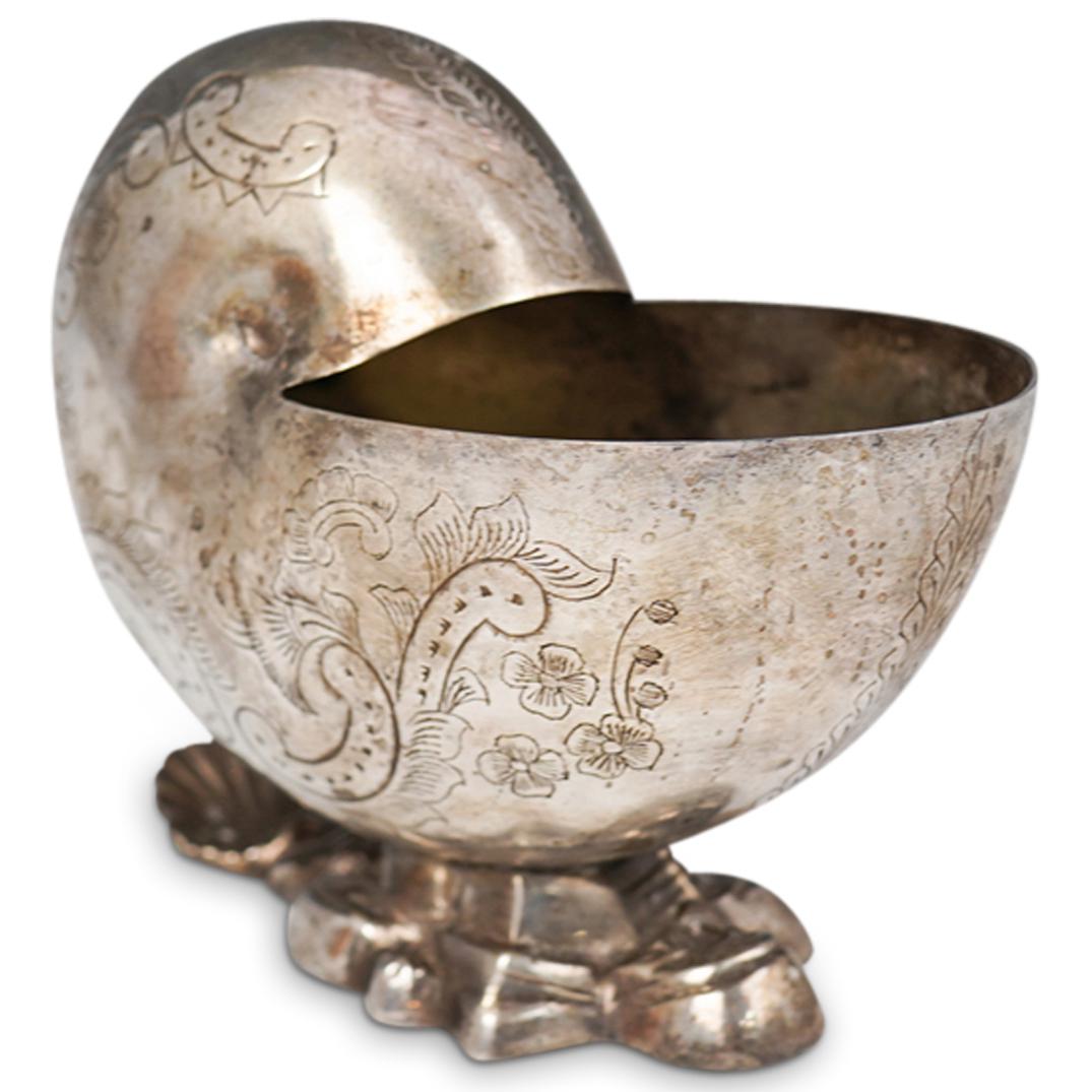 Silver Plated Shell Ice Bucket (1 of 4)