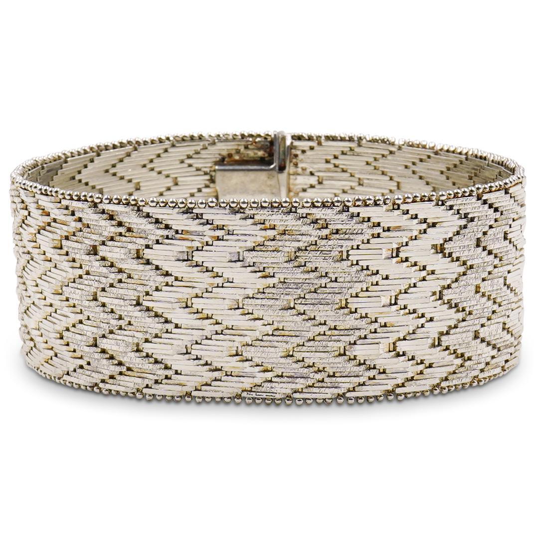 Ataahua Silver Braided Mesh Bracelet main image 0