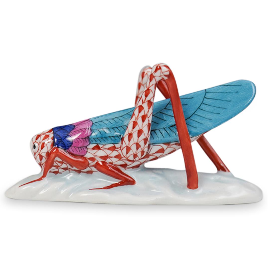 Herend Porcelain Grasshopper Figurine (1 of 3)