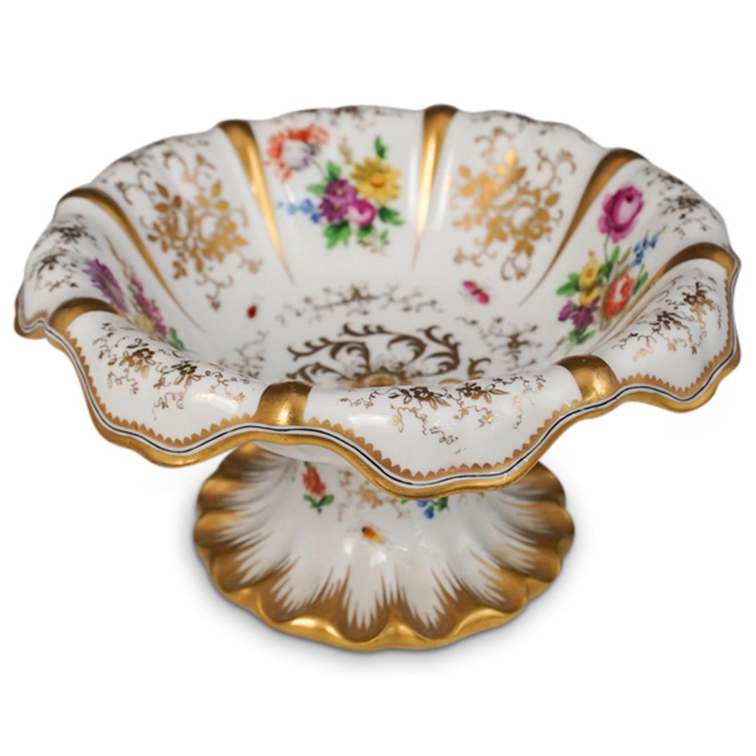 Dresden Floral Porcelain Compote (1 of 6)