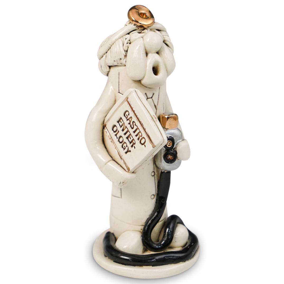 Signed Ceramic Figural Whistle (1 of 3)