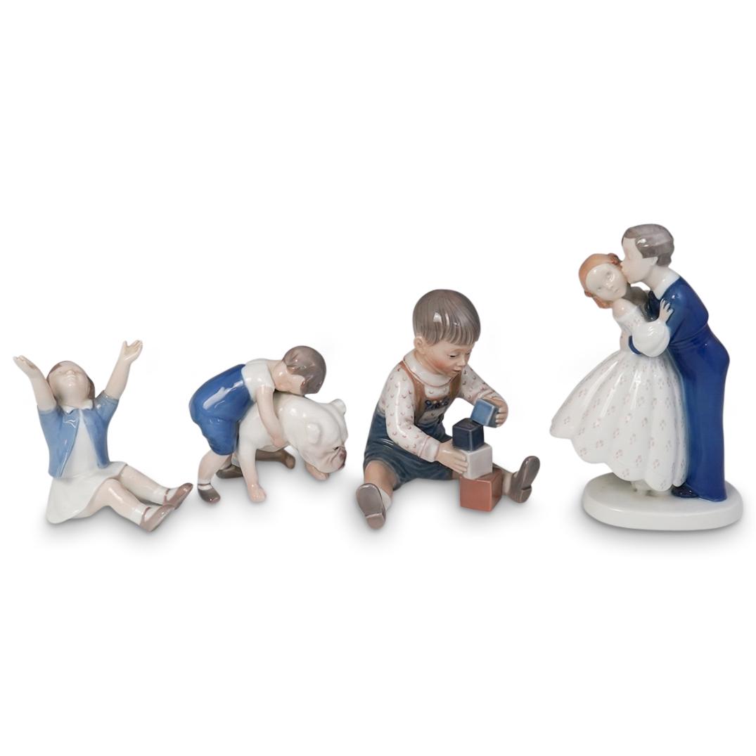 (4 Pcs) Set of Danish Porcelain Figurines (1 of 6)