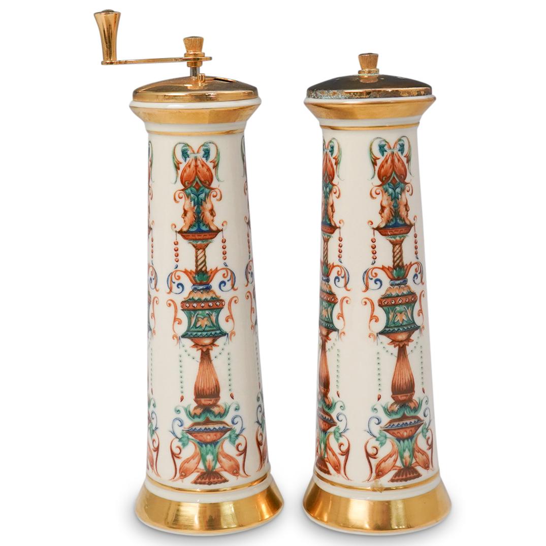 Lenox Porcelain "Lido" Salt and Pepper Mill Set (1 of 5)
