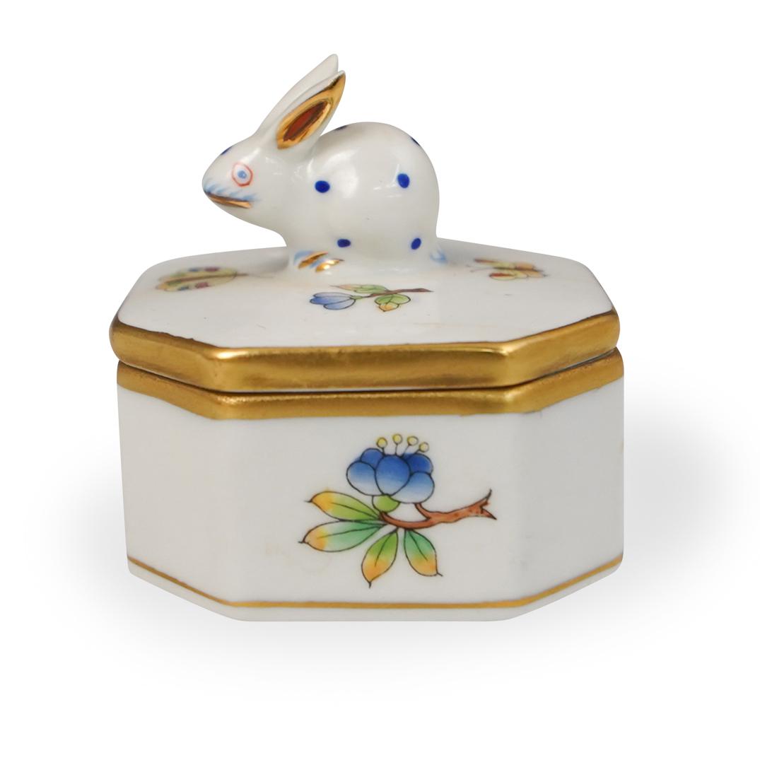 Herend Porcelain Trinket Box (1 of 3)