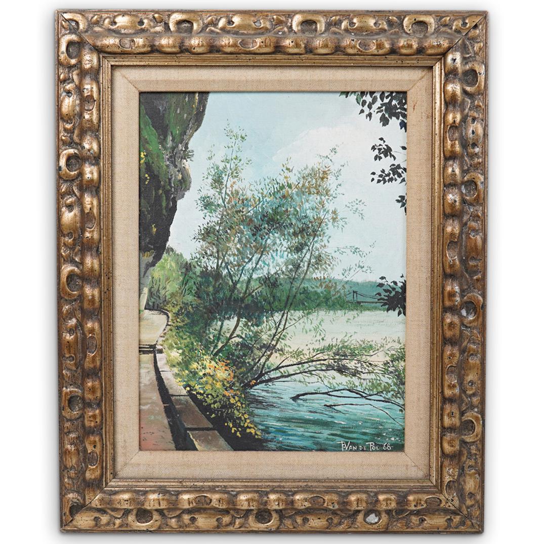 P. Van de Pol (Dutch) Oil On Canvas Painting (1 of 3)