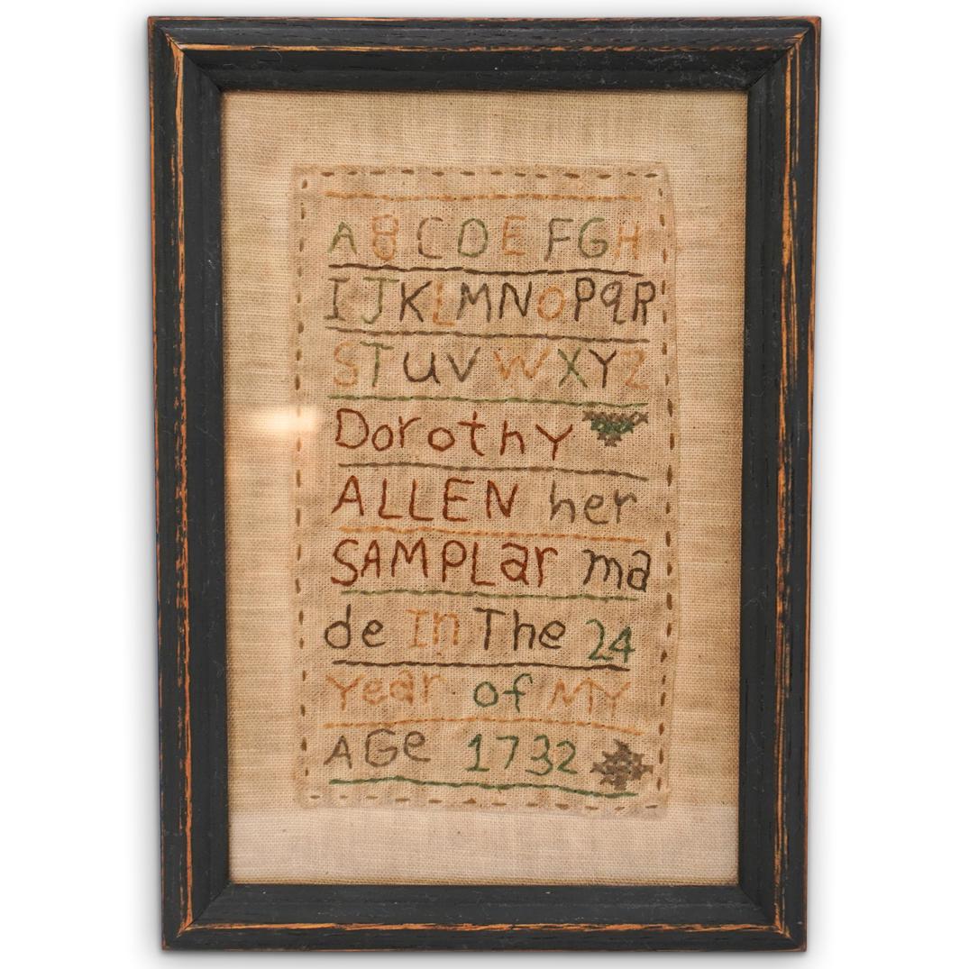 18th Cent. Needlepoint Sampler (1 of 1)
