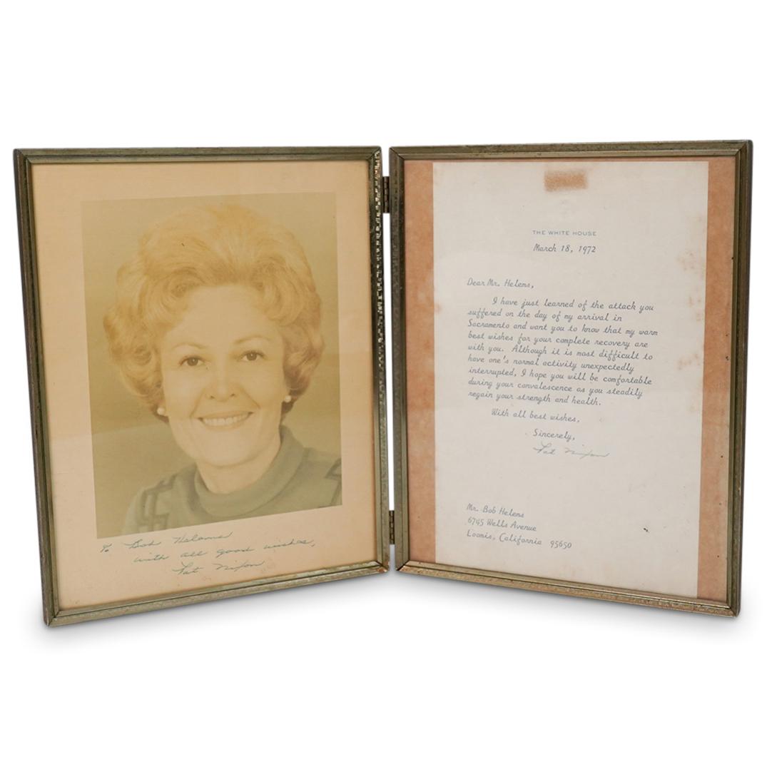Signed Pat Nixon Photograph and Letter (1 of 3)