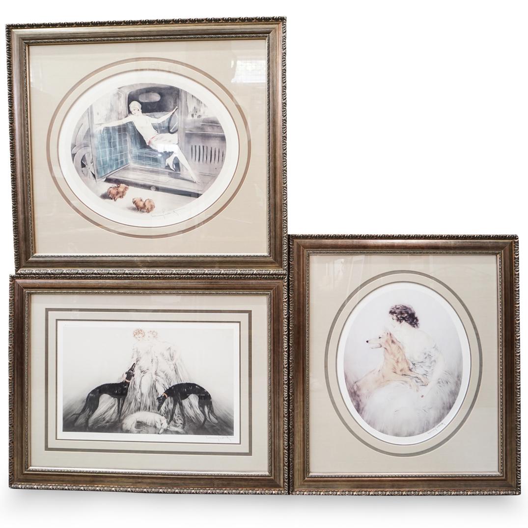 (3 Pc) Set of Louis Icart Offset Lithographs (1 of 7)