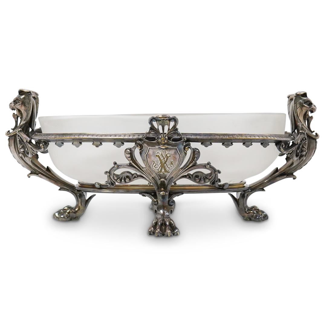 19th Cent. Christofle Silver Bronze and Glass (1 of 10)