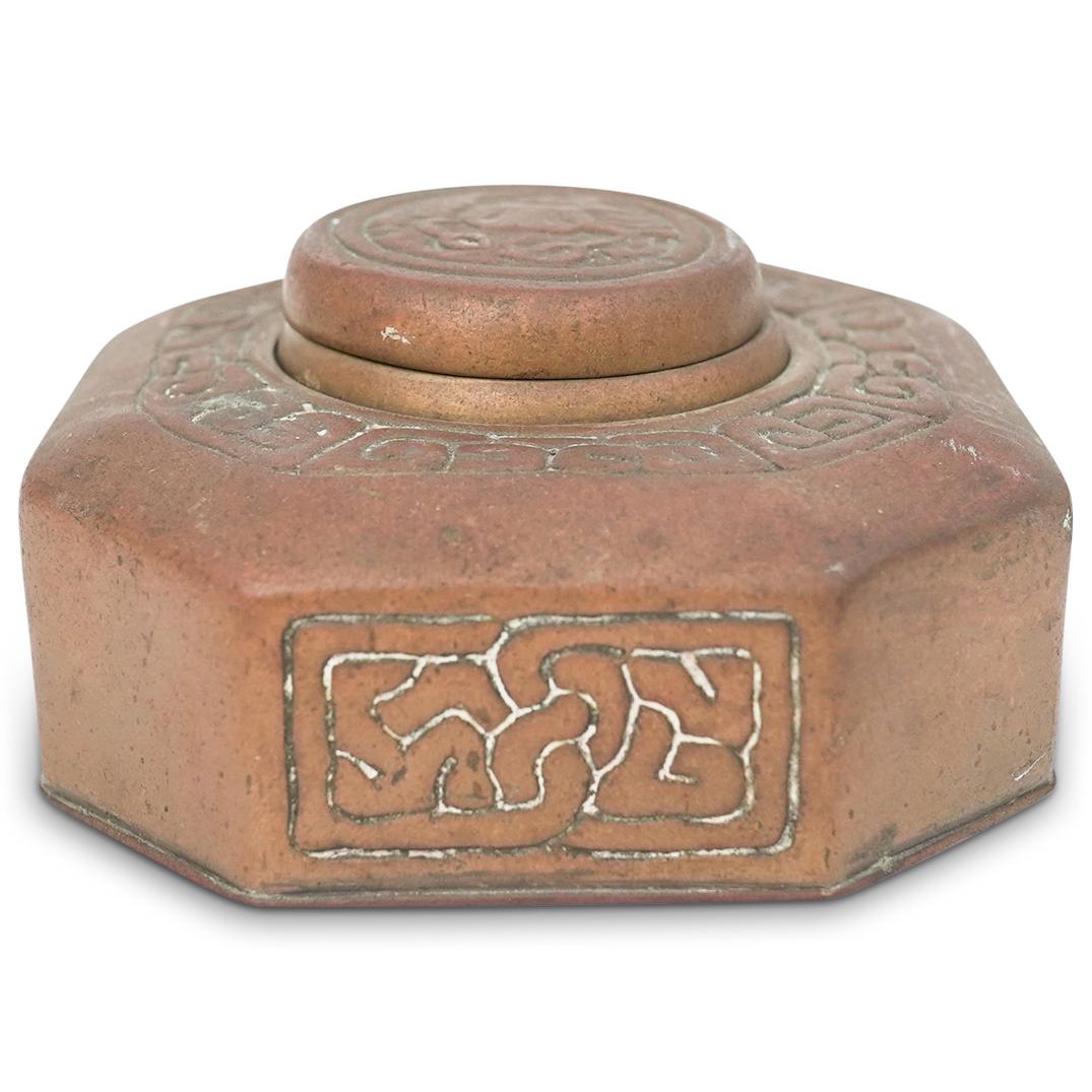 Tiffany Studios Bronze Inkwell (1 of 5)