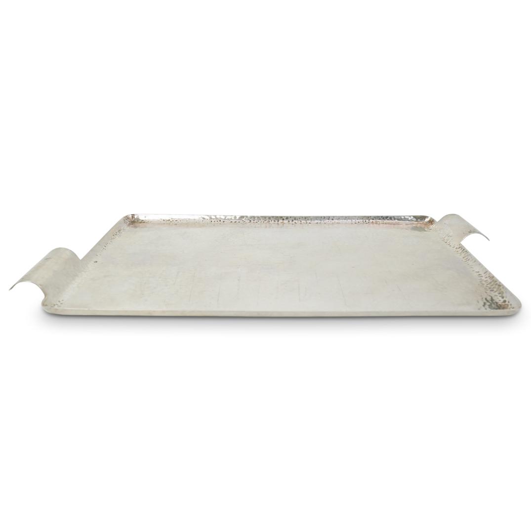 Antique 800 Silver Serving Tray (1 of 4)