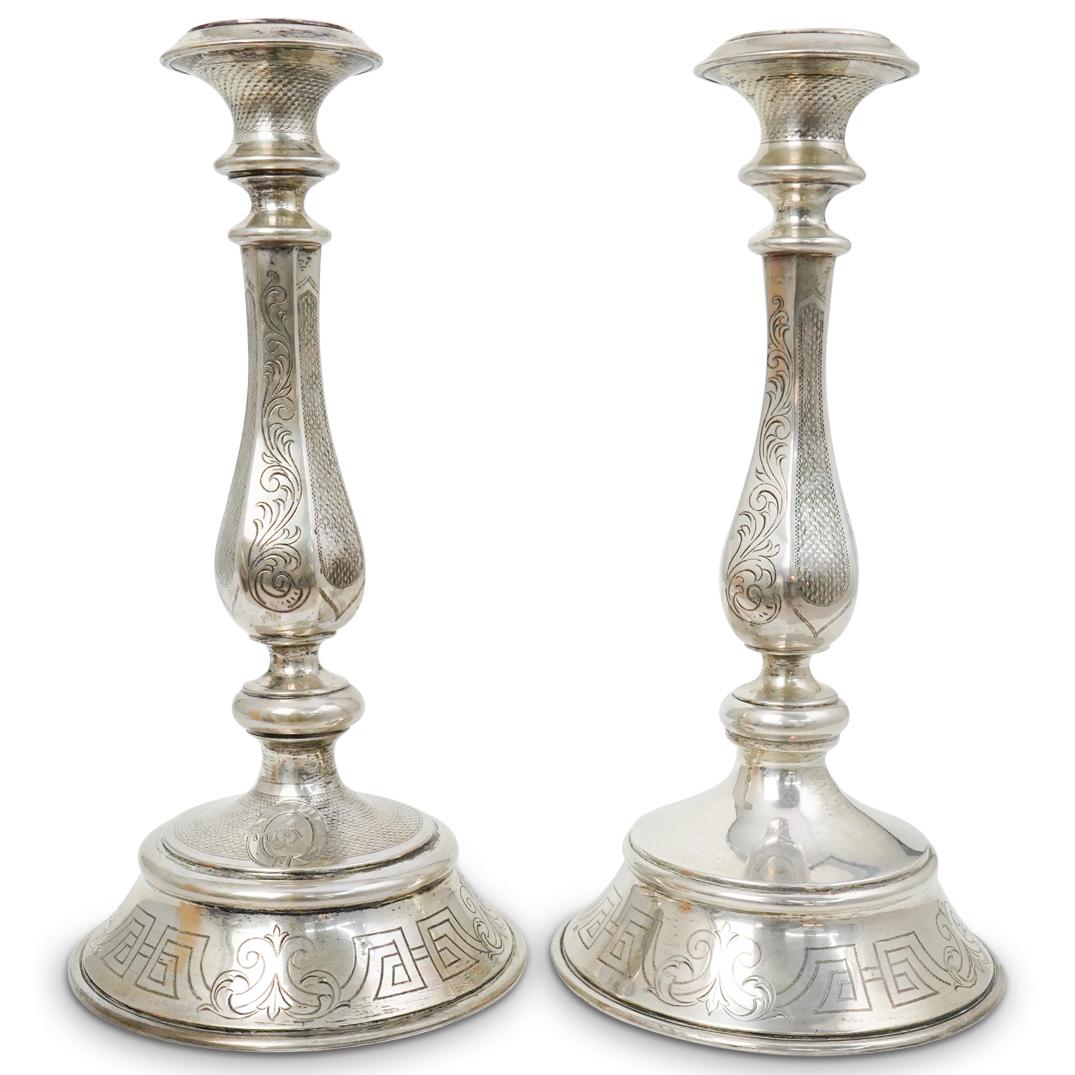 English Sterling Silver Candlesticks (1 of 6)