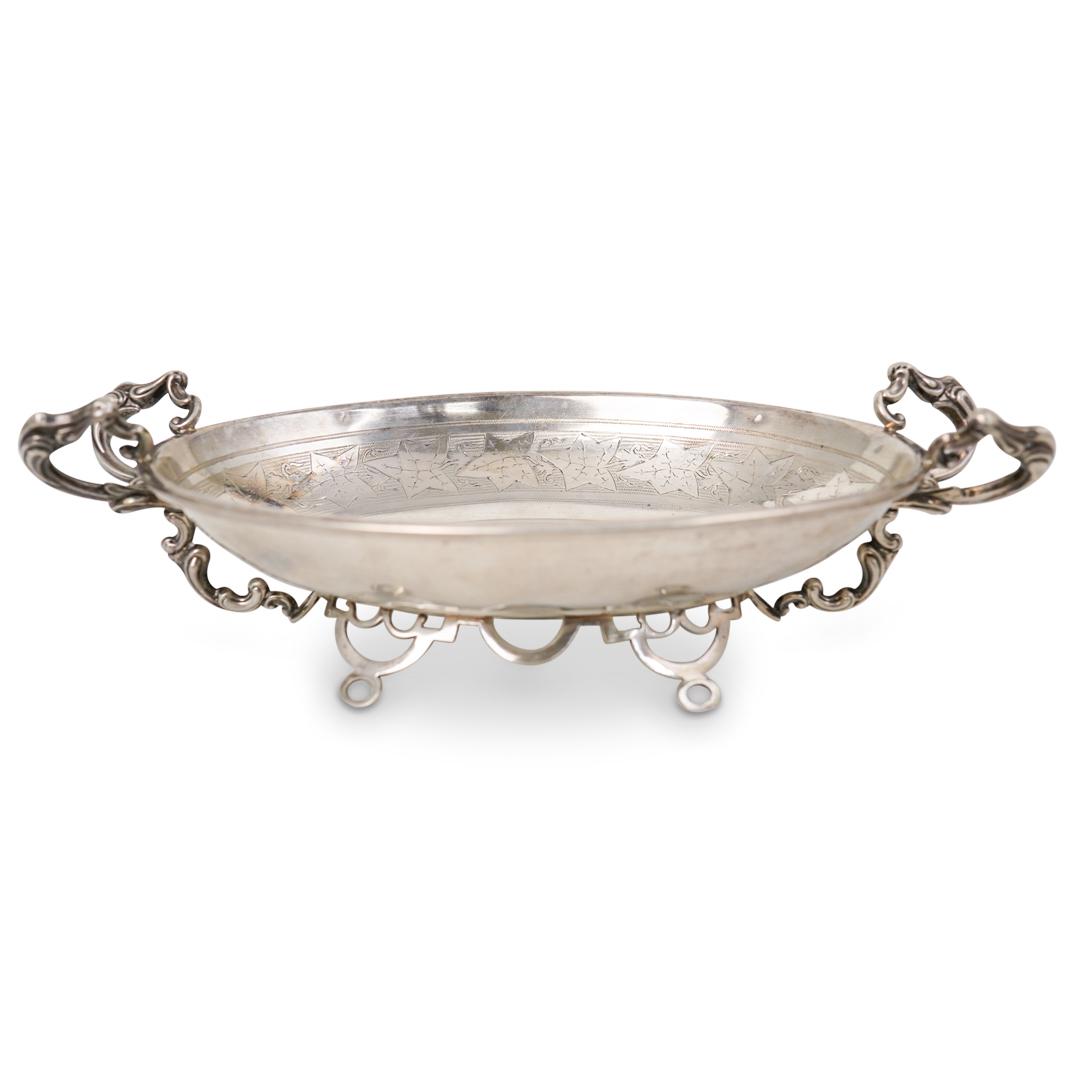 Sterling Silver Etched Center Bowl (1 of 3)