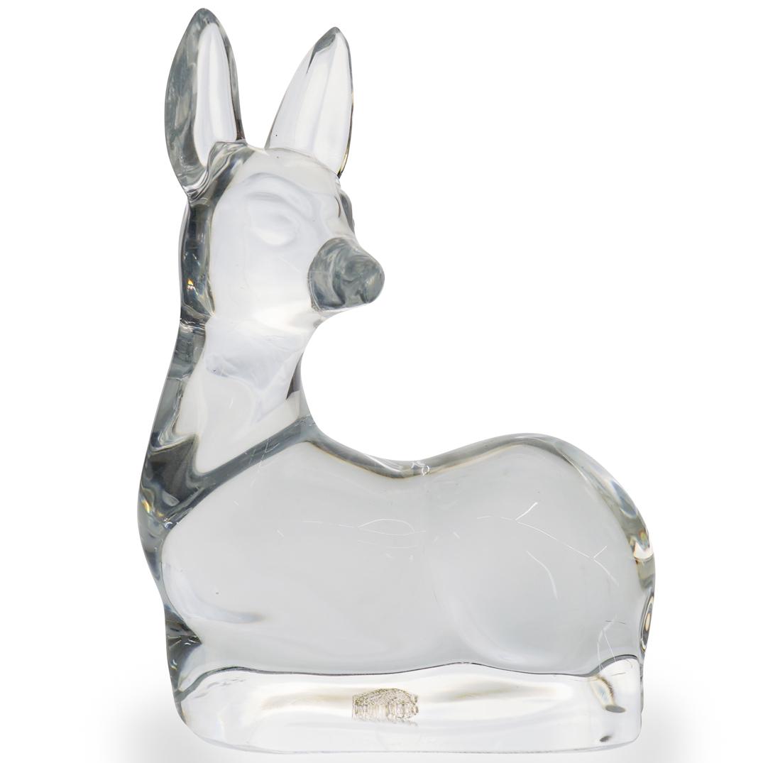 Daum Crystal Faun Figurine (1 of 4)