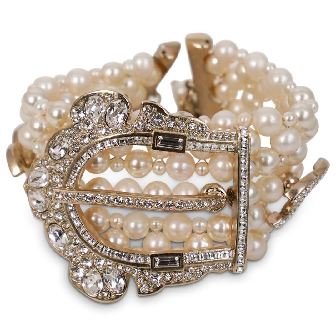 Chanel Costume Beaded Pearl Bracelet (1 of 5)