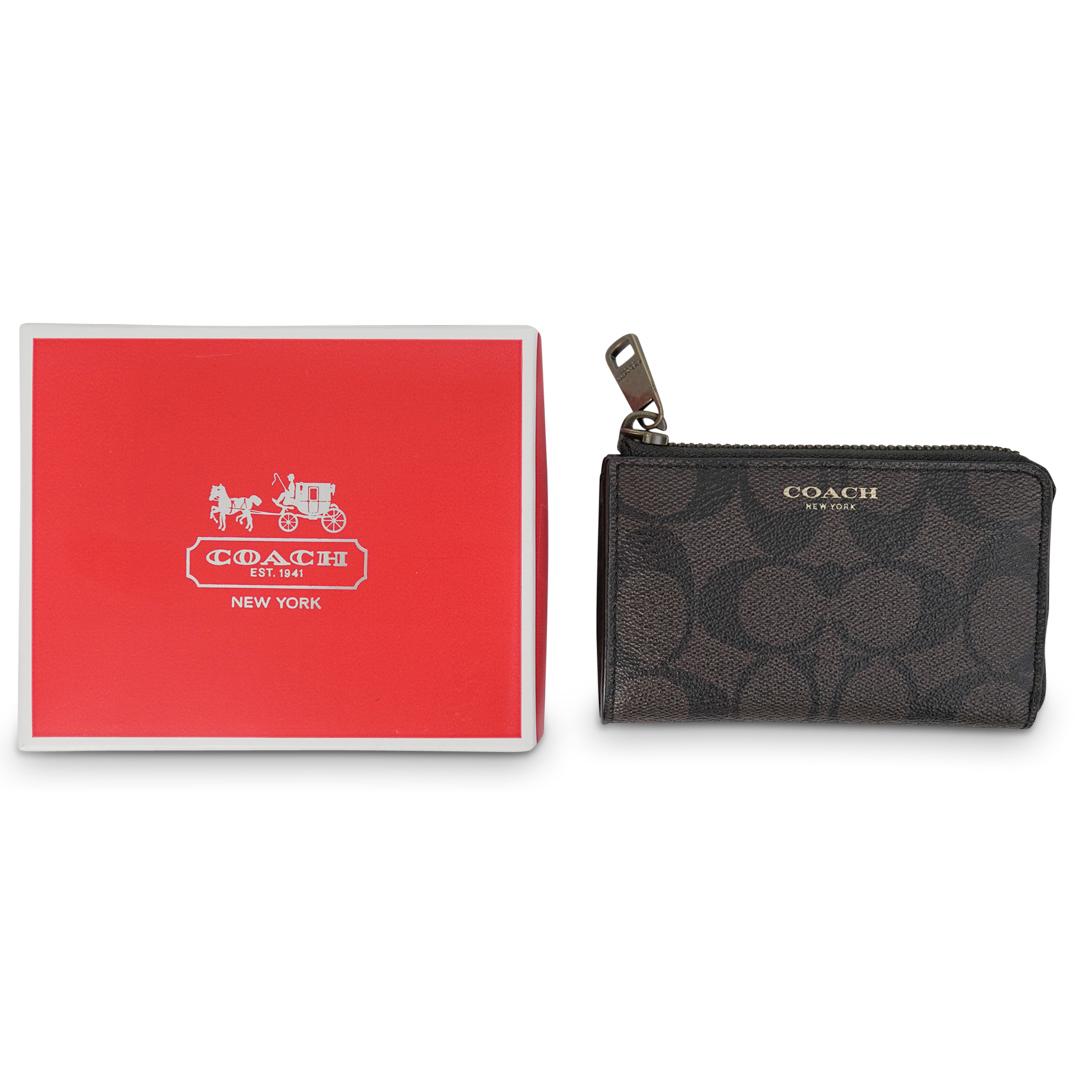 Coach Brown Canvas Wallet (1 of 4)