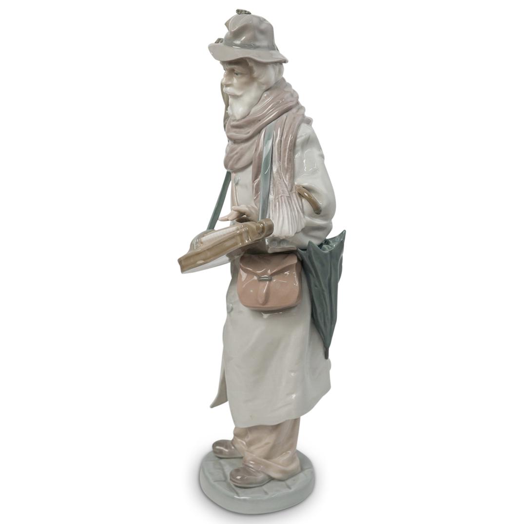 LLadro " Old Man and Monkey" Porcelain Sculpture #5046 (1 of 4)