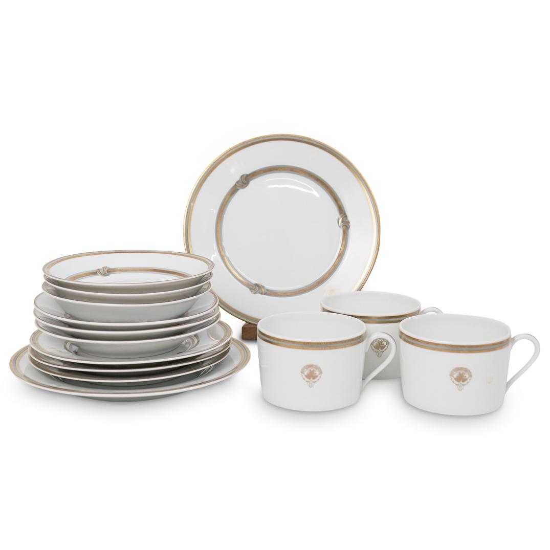 (14 Pc) Christofle Porcelain Set (1 of 7)