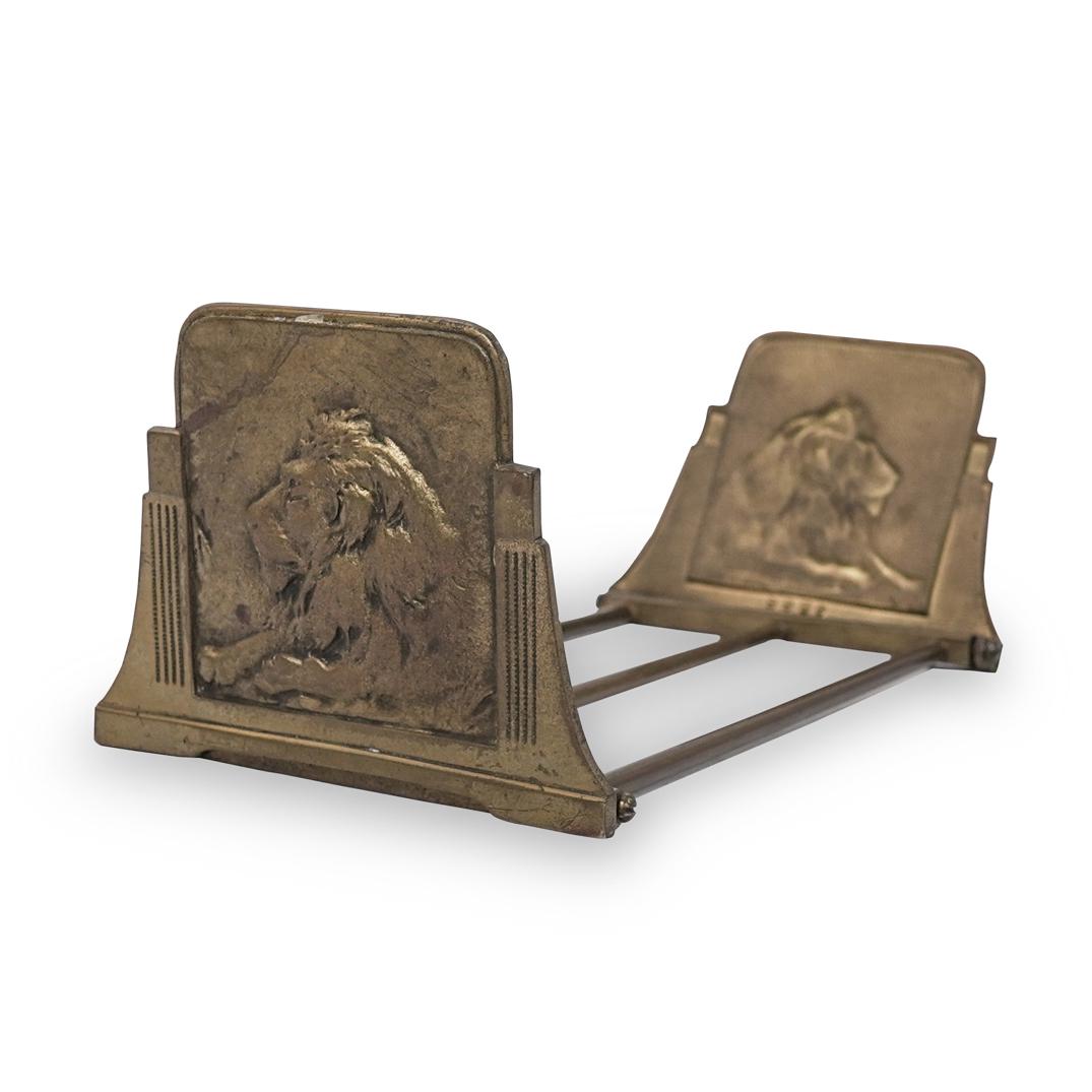 Mechanical Bronze Lion Bookend (1 of 5)
