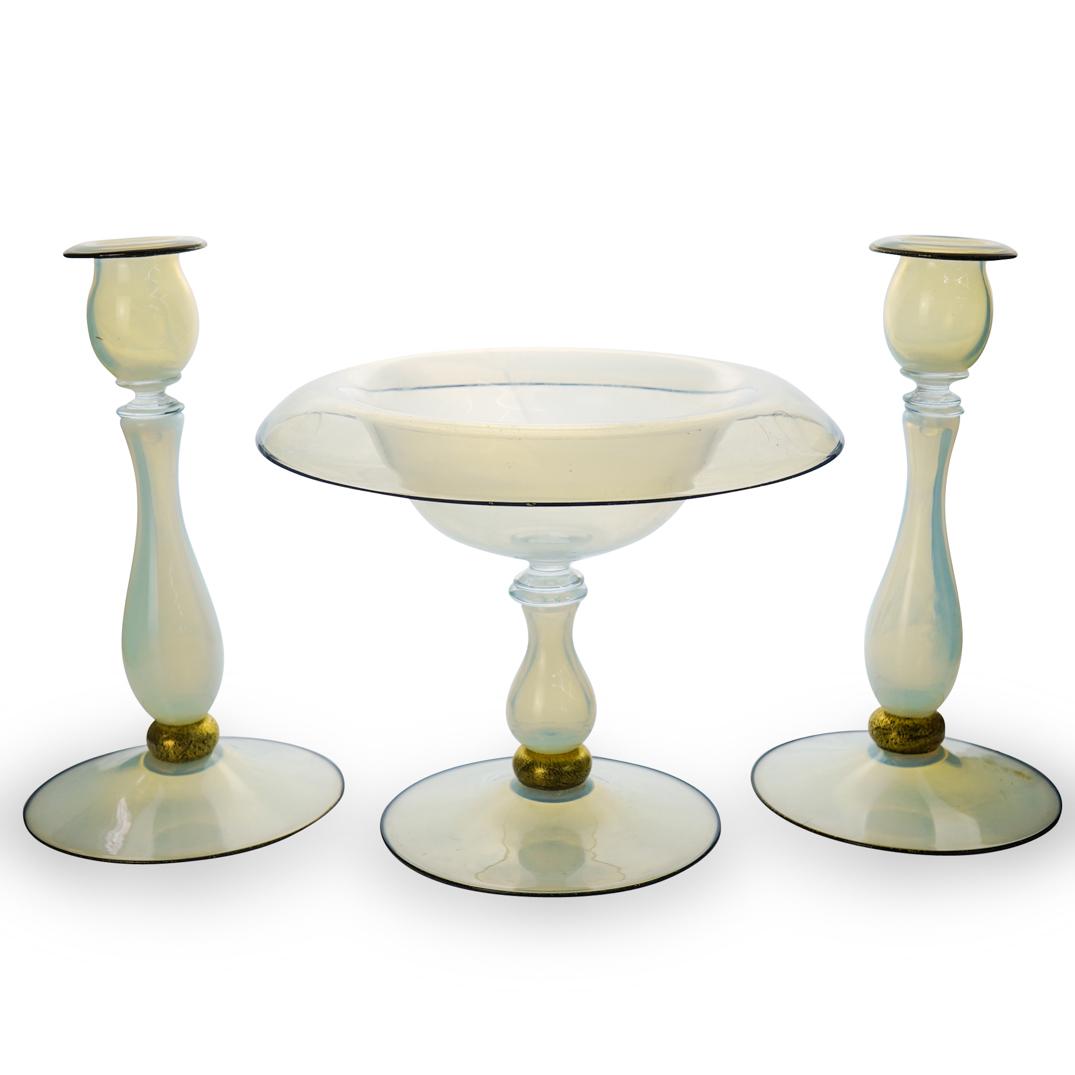 Opaline Glass Garniture Set (1 of 6)