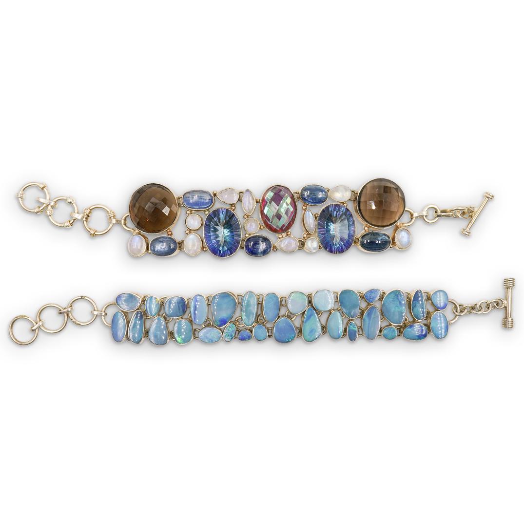 (2 Pc) Sterling Silver and Semi Precious Stone (1 of 3)