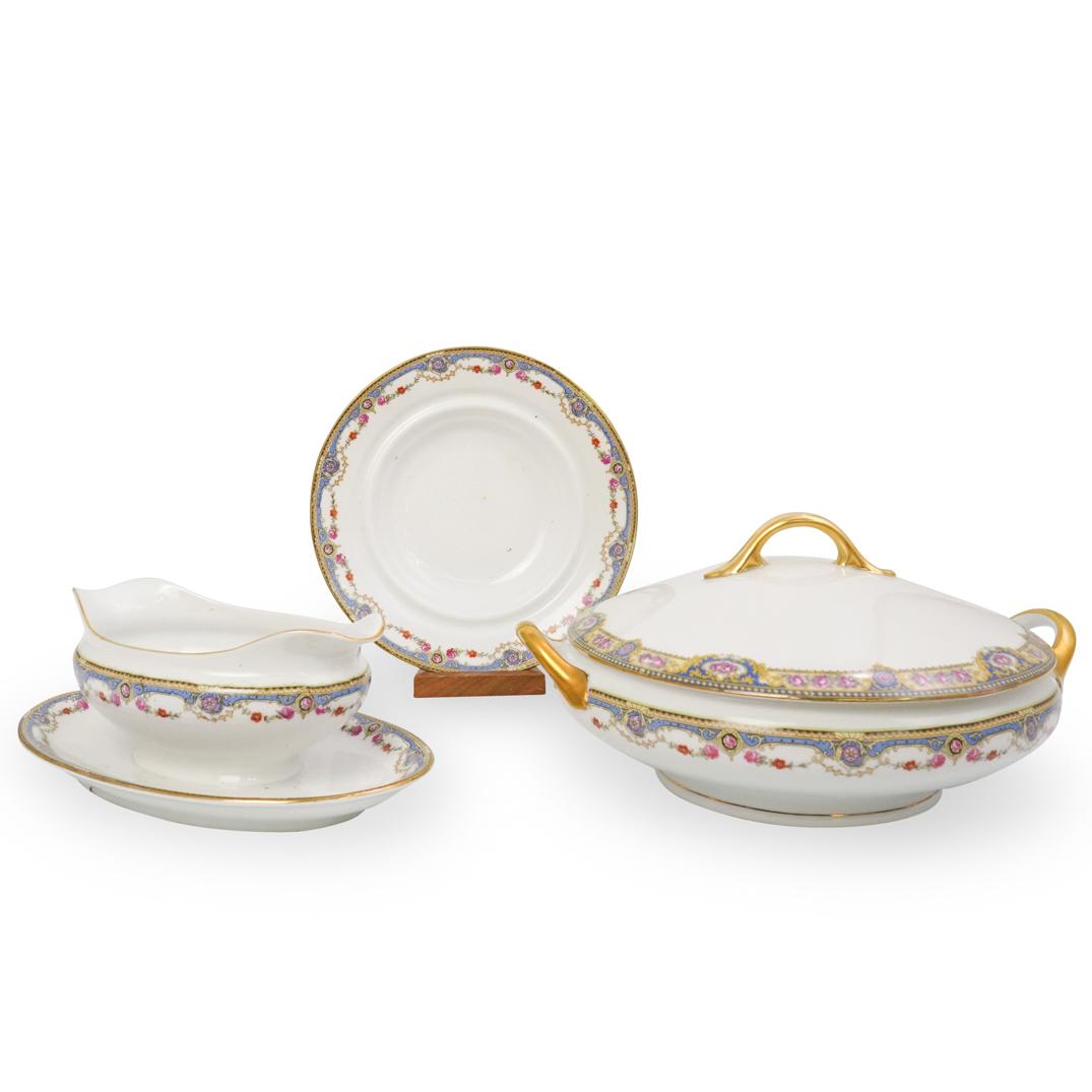 (3 Pc) 19th Ct. Porcelain Set (1 of 9)