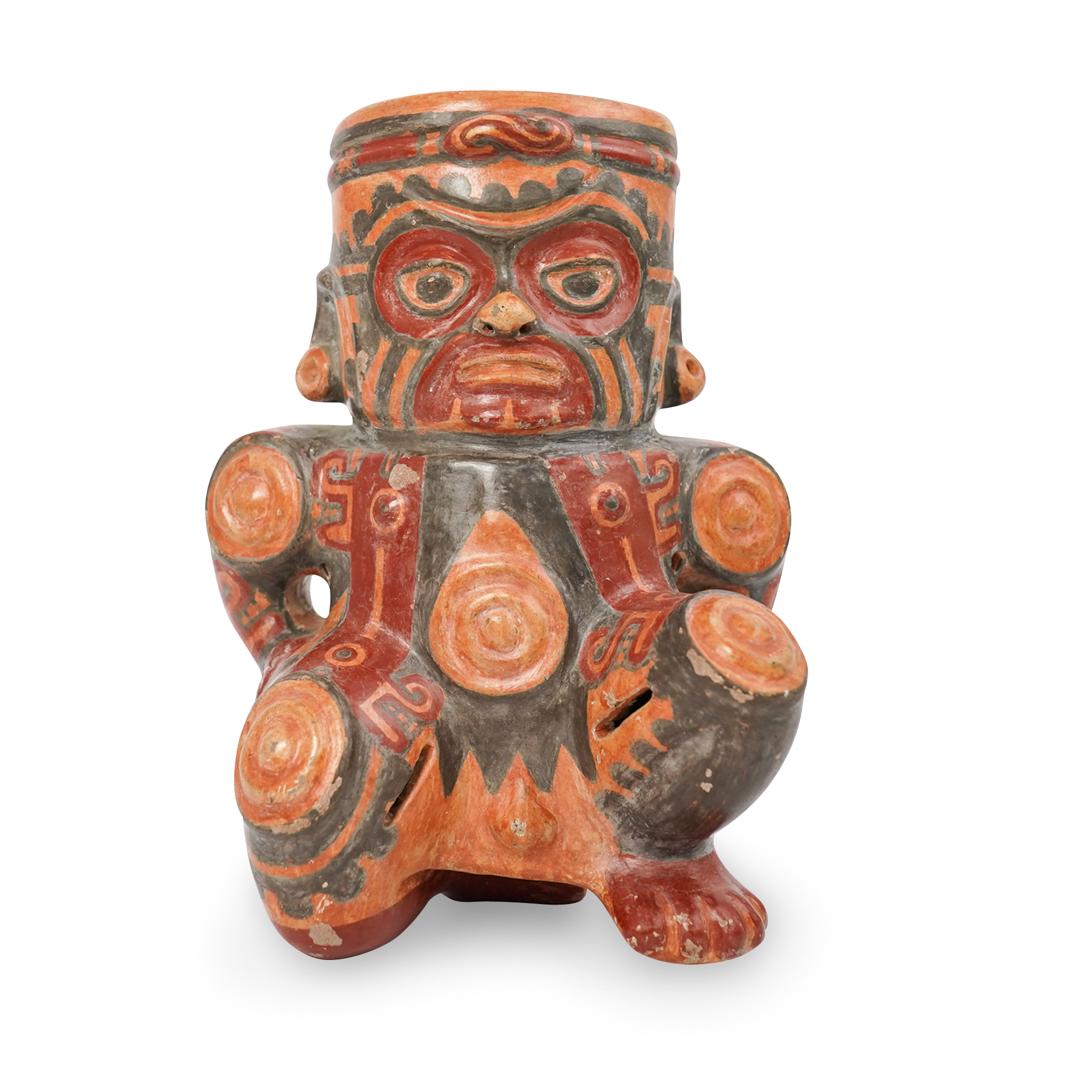 Pre-Columbian Style Ceramic Effigy (1 of 3)