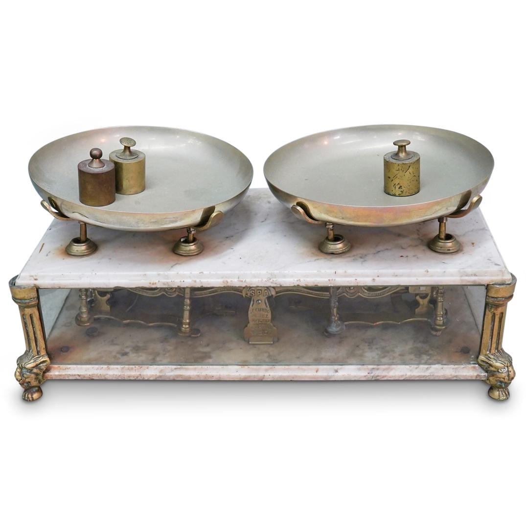 Antique Marble & Glass Merchants Scale (1 of 6)