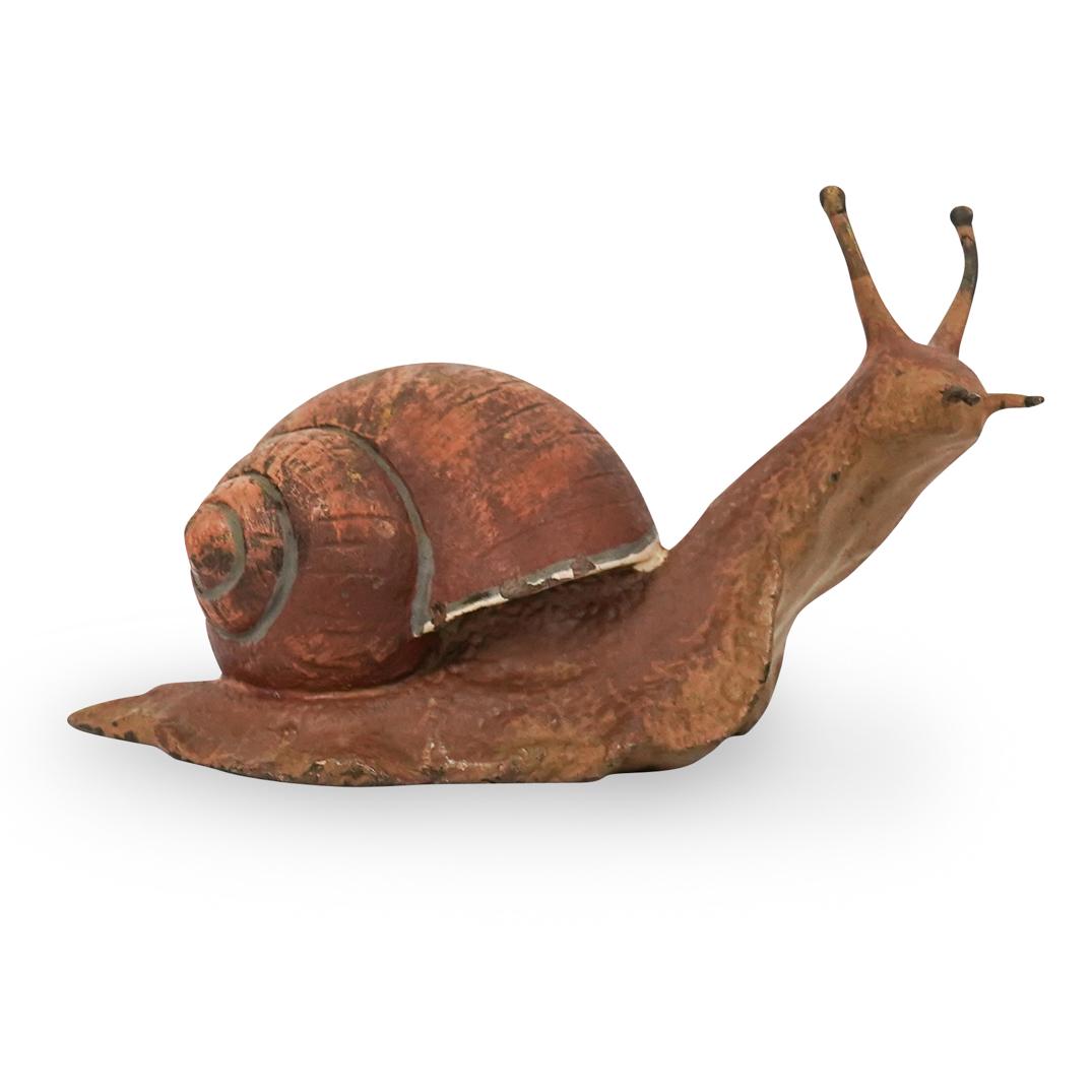 Franz Bergman Cold Painted Bronze Snail (1 of 4)