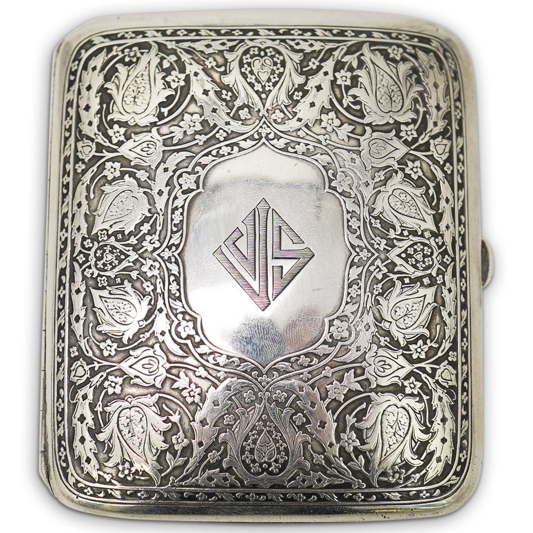 Antique Sterling Silver Cigarette Case (1 of 4)