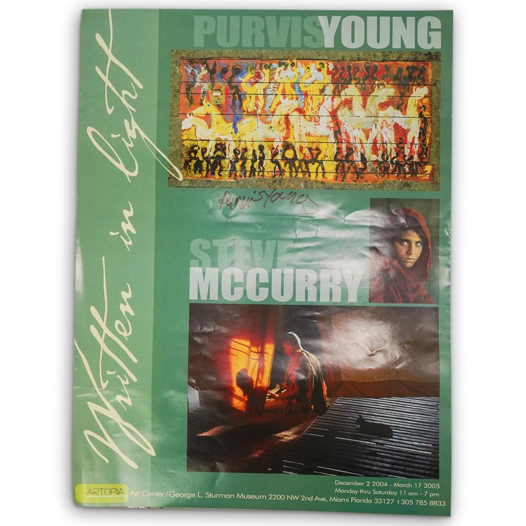 Purvis Young Signed Exhibition Poster (1 of 2)