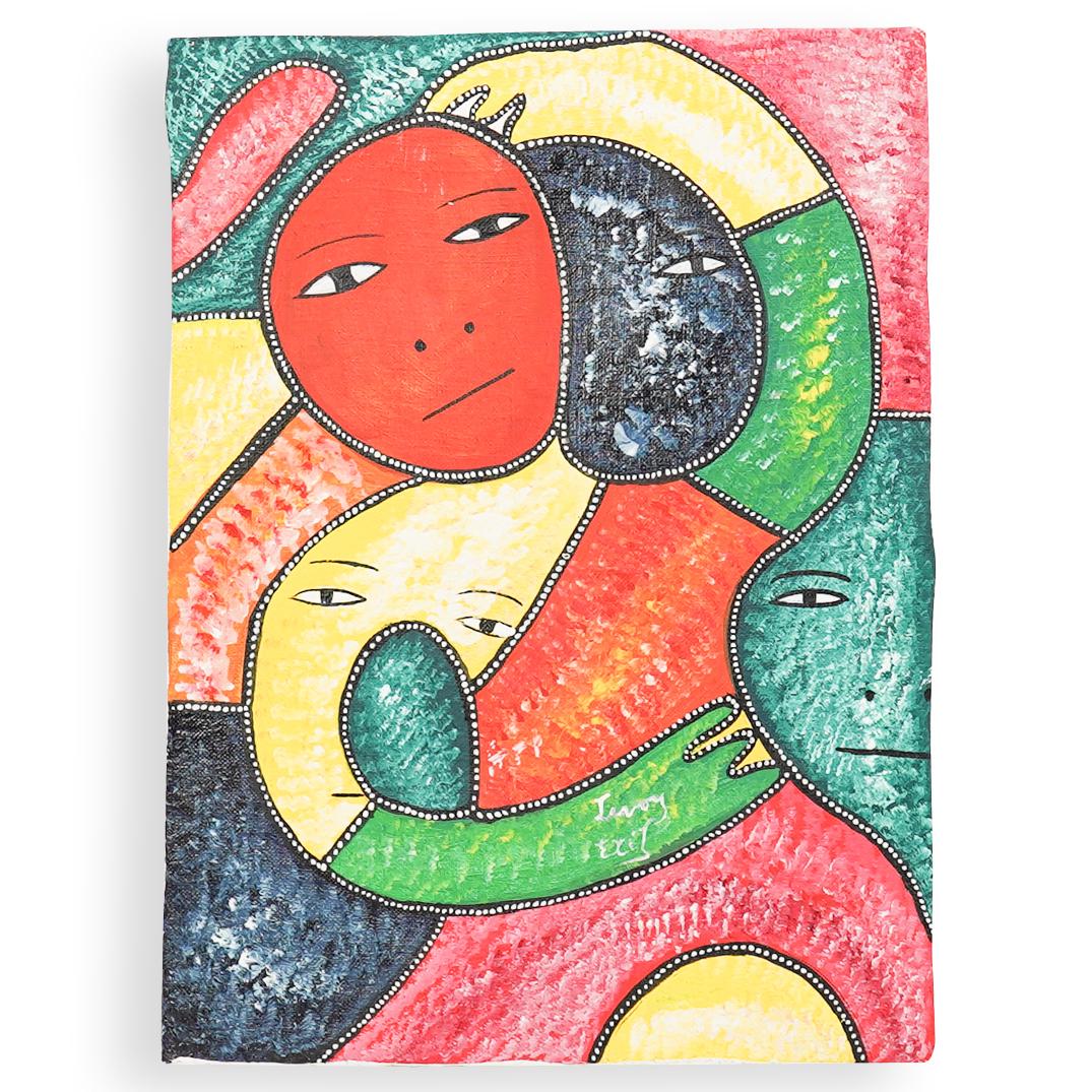 Levoy Exil (Haitian b.1944) Oil On Canvas (1 of 2)