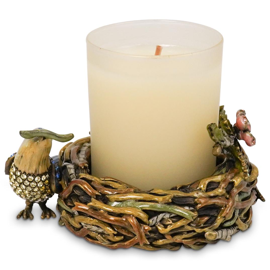 Jay Strongwater English Garden Candle Holder (1 of 5)
