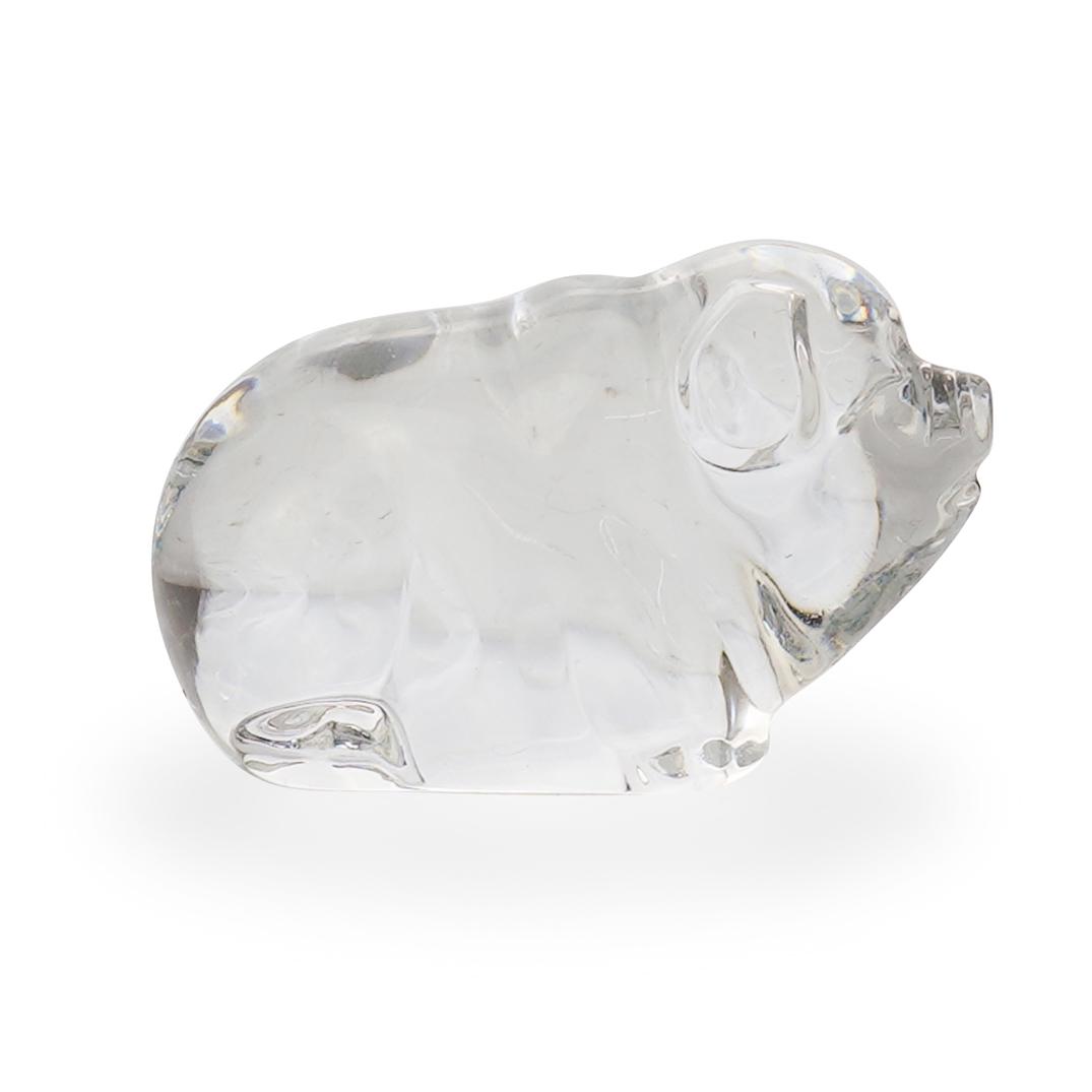 Baccarat Crystal Pig Figurine (1 of 2)