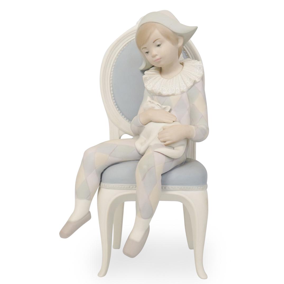 Lladro Bisque Porcelain "Little Harlequin" Figurine (1 of 4)