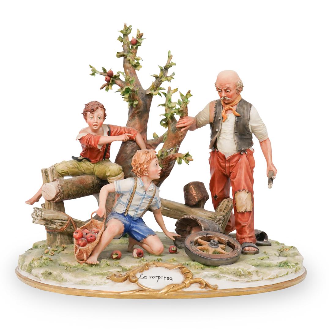 Capodimonte Porcelain Group Sculpture (1 of 8)