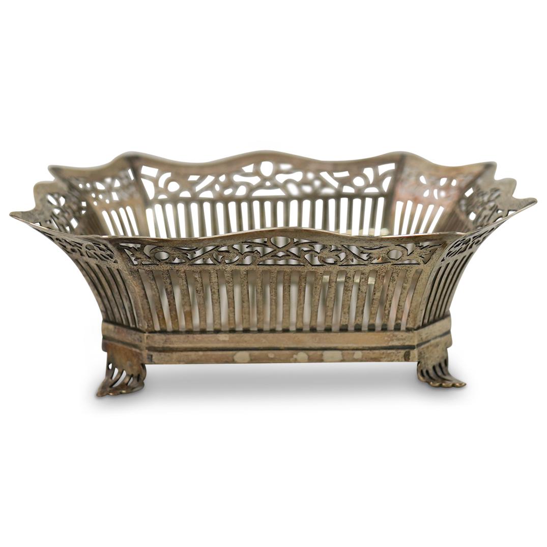 English Sterling Silver Basket Dish (1 of 4)