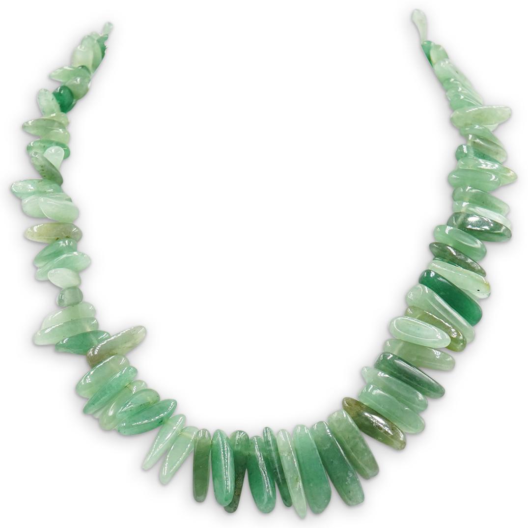 Jadeite Beaded Necklace (1 of 3)