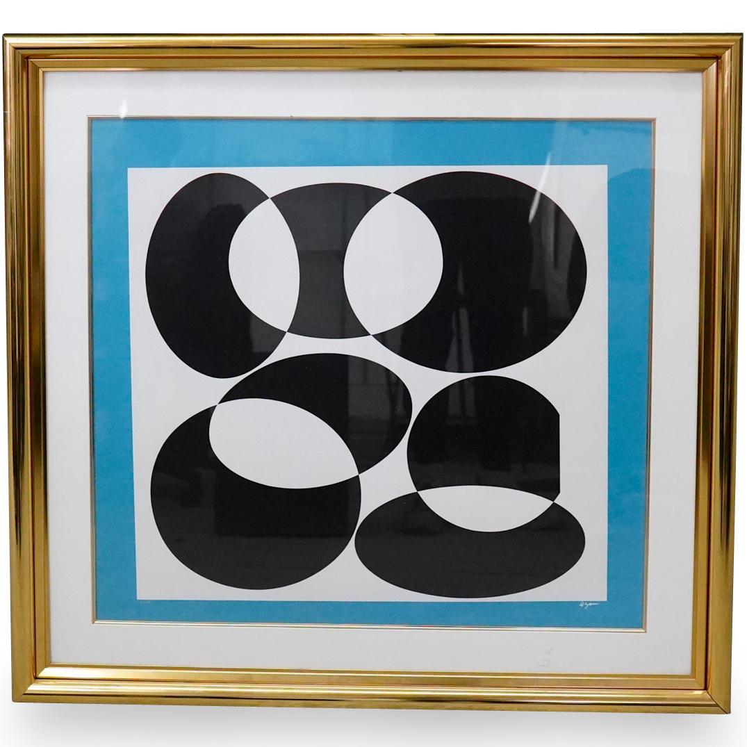 Yaacov Agam (Israeli, b 1928) Signed Silkscreen (1 of 4)