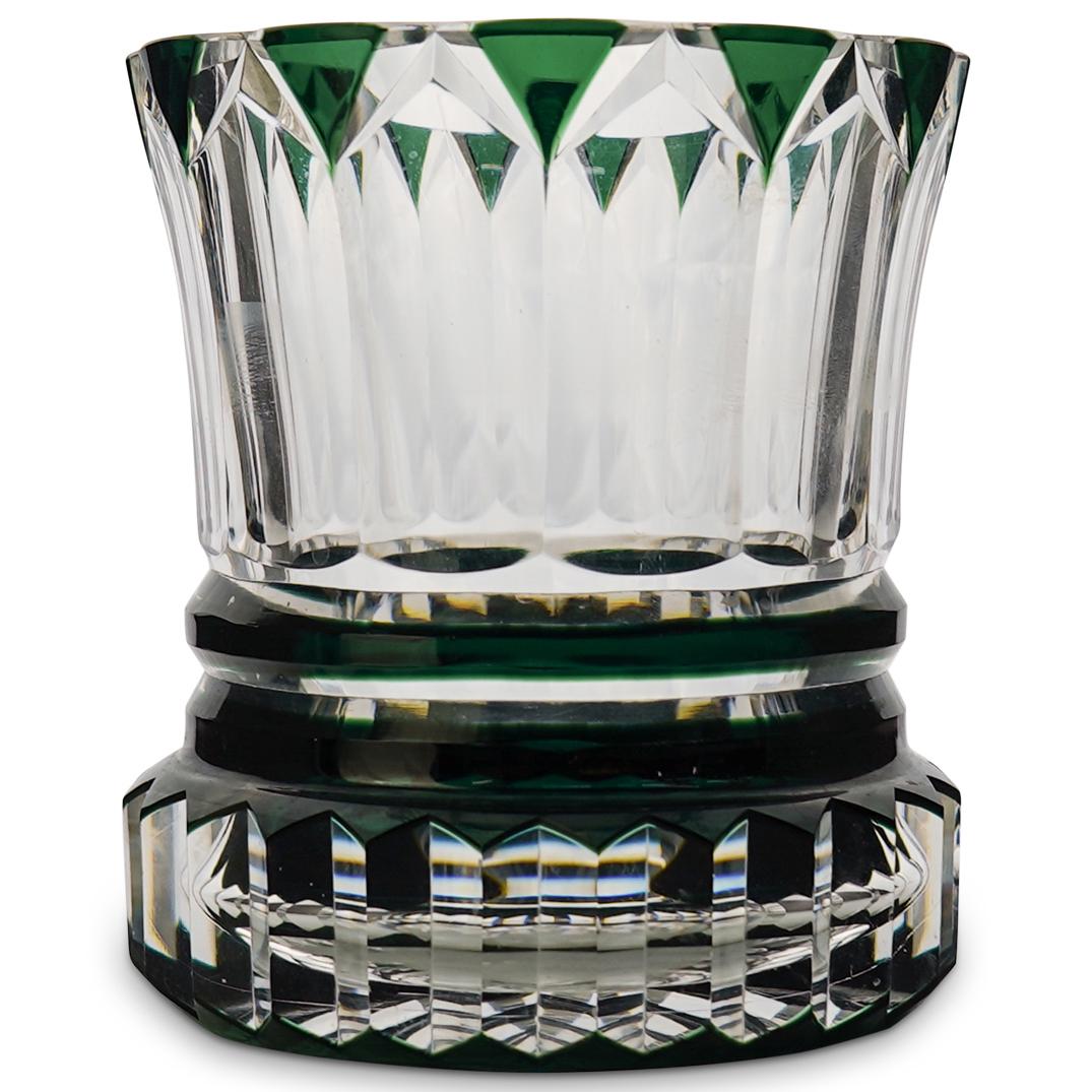 Val St. Lambert Crystal Cut Vase (1 of 2)