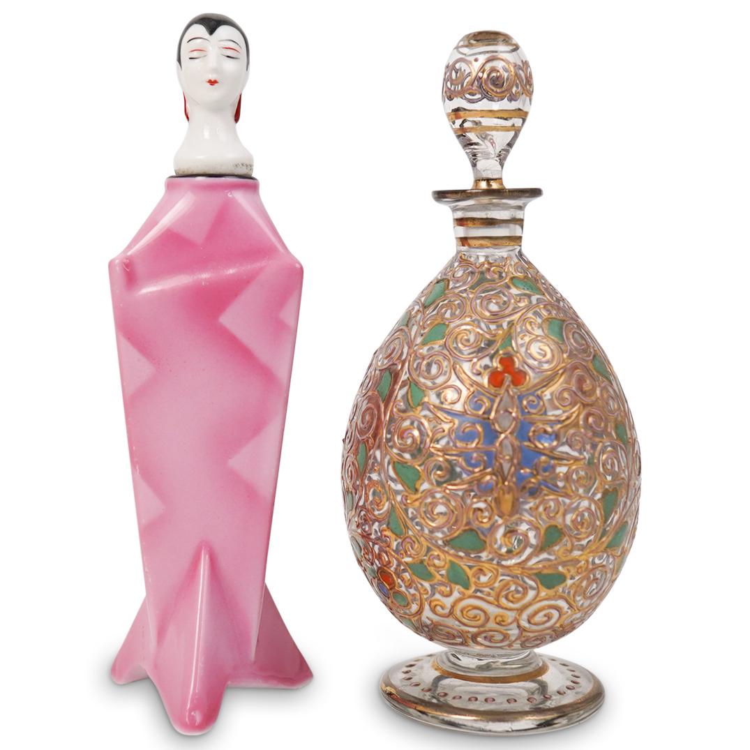 (2 Pc) Vintage Perfume Bottles (1 of 5)