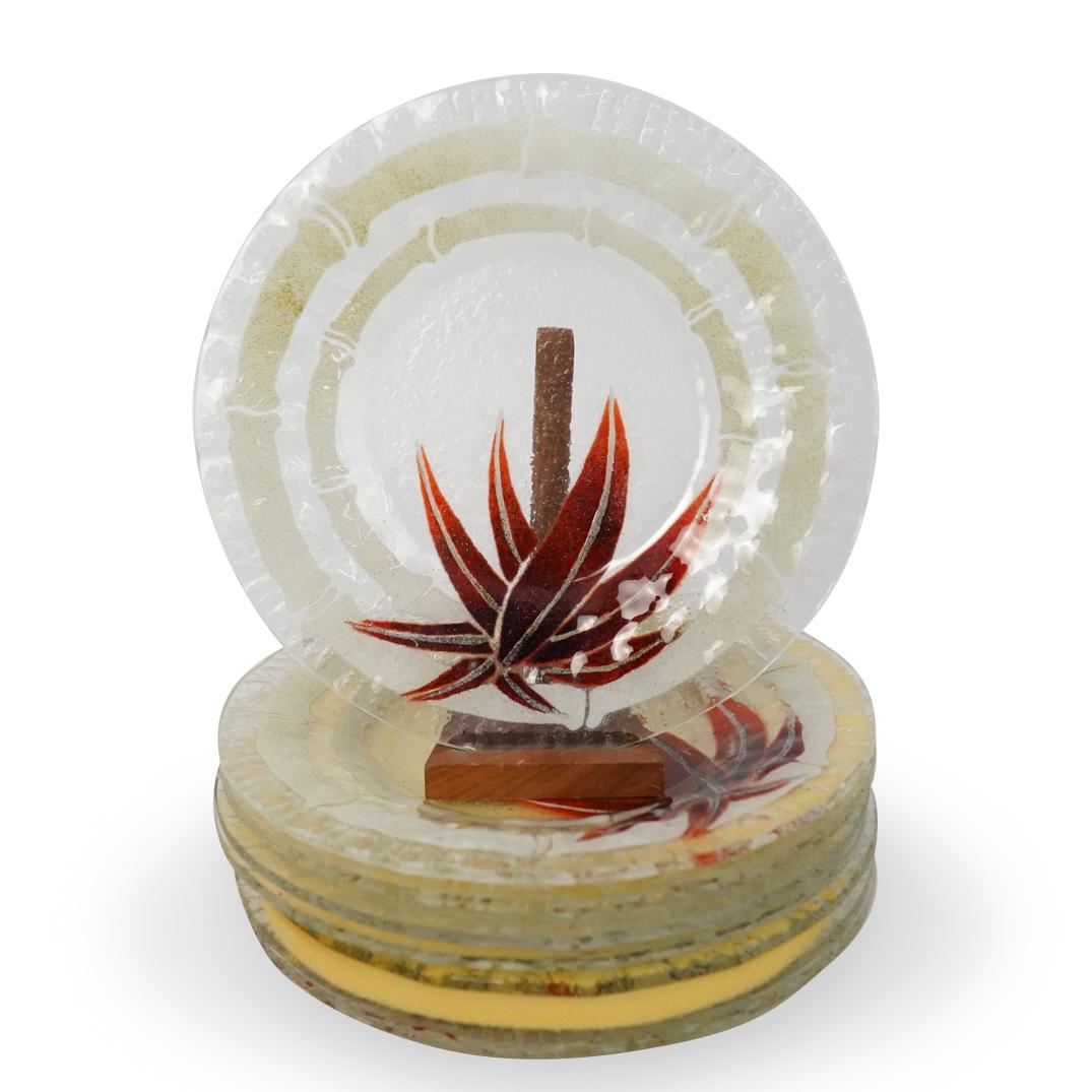 (8 Pc) Fusion Glass Plate Set (1 of 2)