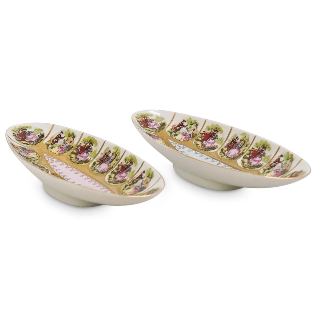 (2 Pc) Royal Vienna Porcelain Dishes (1 of 5)