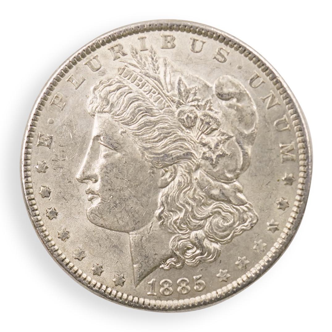 Morgan Silver Dollar (1885) Raw (1 of 2)