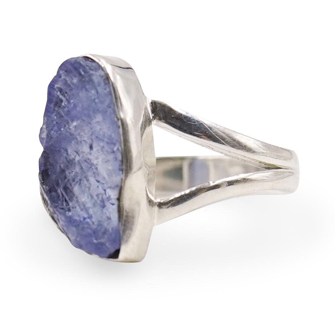 Tanzanite Crystal Silver Ring (1 of 3)