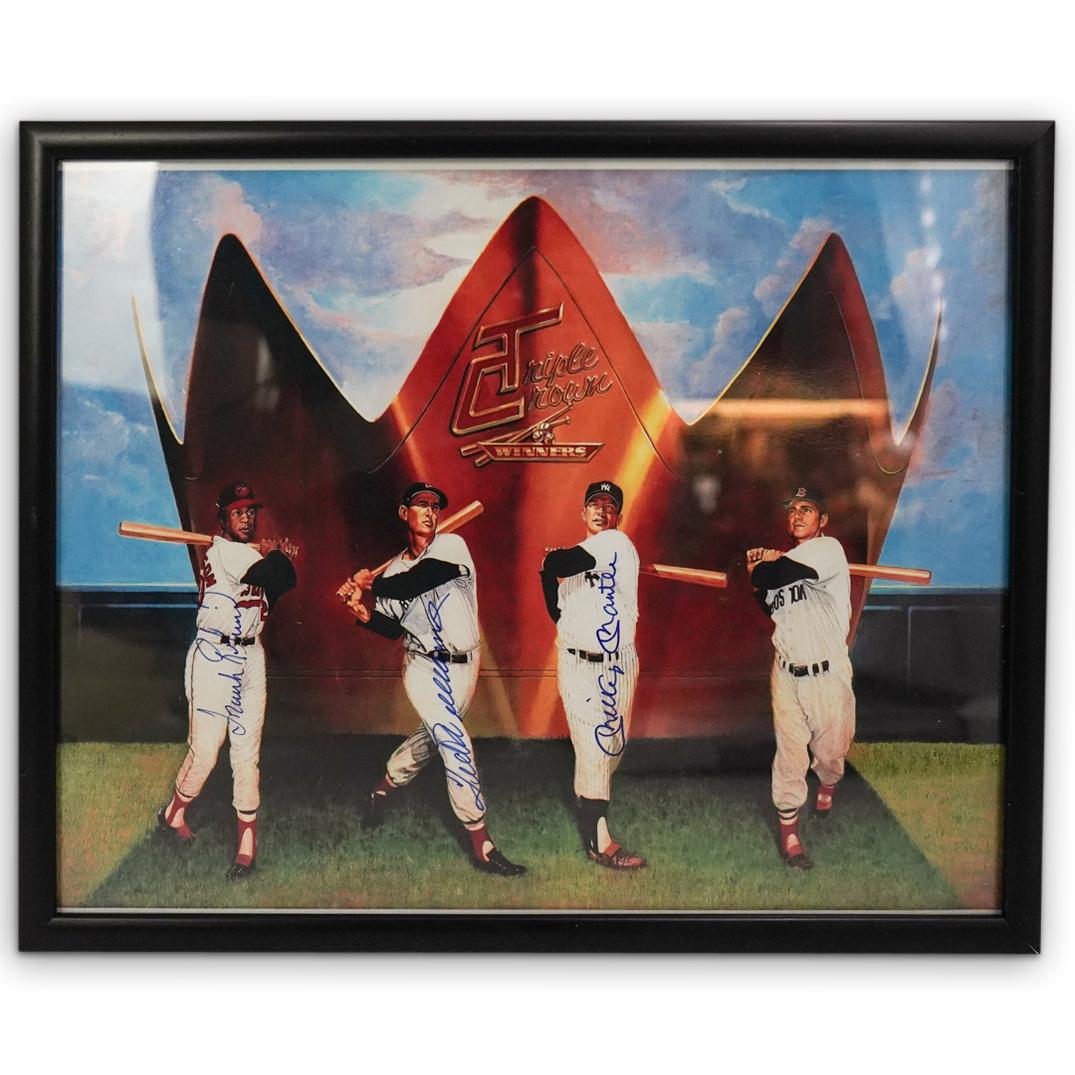Baseball Triple Crown Winners Autographs (1 of 2)